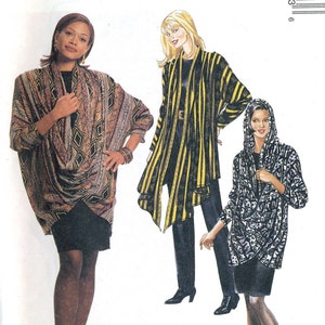 McCalls 7875 UNCUT Misses Coccon Jacket, Straight Skirt and Pull on Pants Sewing Pattern Size 12-14 Bust 34-36