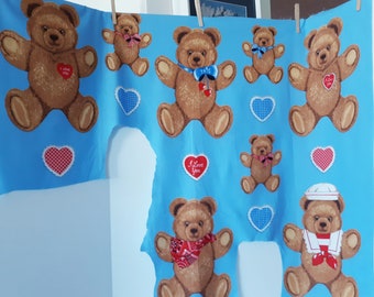 Teddy Bear Incomplete Fabric Panel by Hallmark Cards