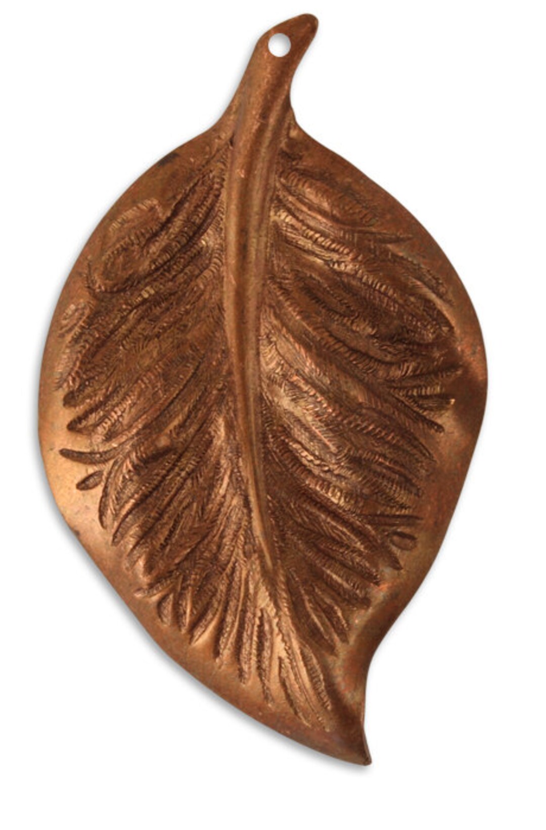 1 Piece of 54x32.5mm COPPER Mission Leaf, Vintaj Item CP0004