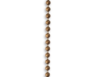 Full Spool (50ft) No. 6 Guilding Metal Ball Chain 3.2mm, Vintaj item CH0018, Brass ball chain