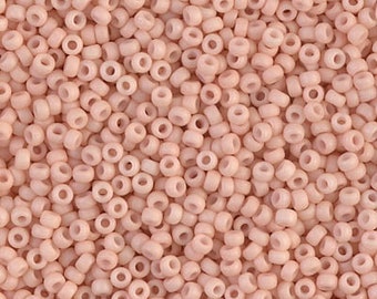 11/0 Matte Opague Shell Miyuki Seed Beads 30.1 grams 11-2023