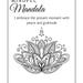 Mandala Digital Printable Coloring Pages for Mindfulness & Stress ...