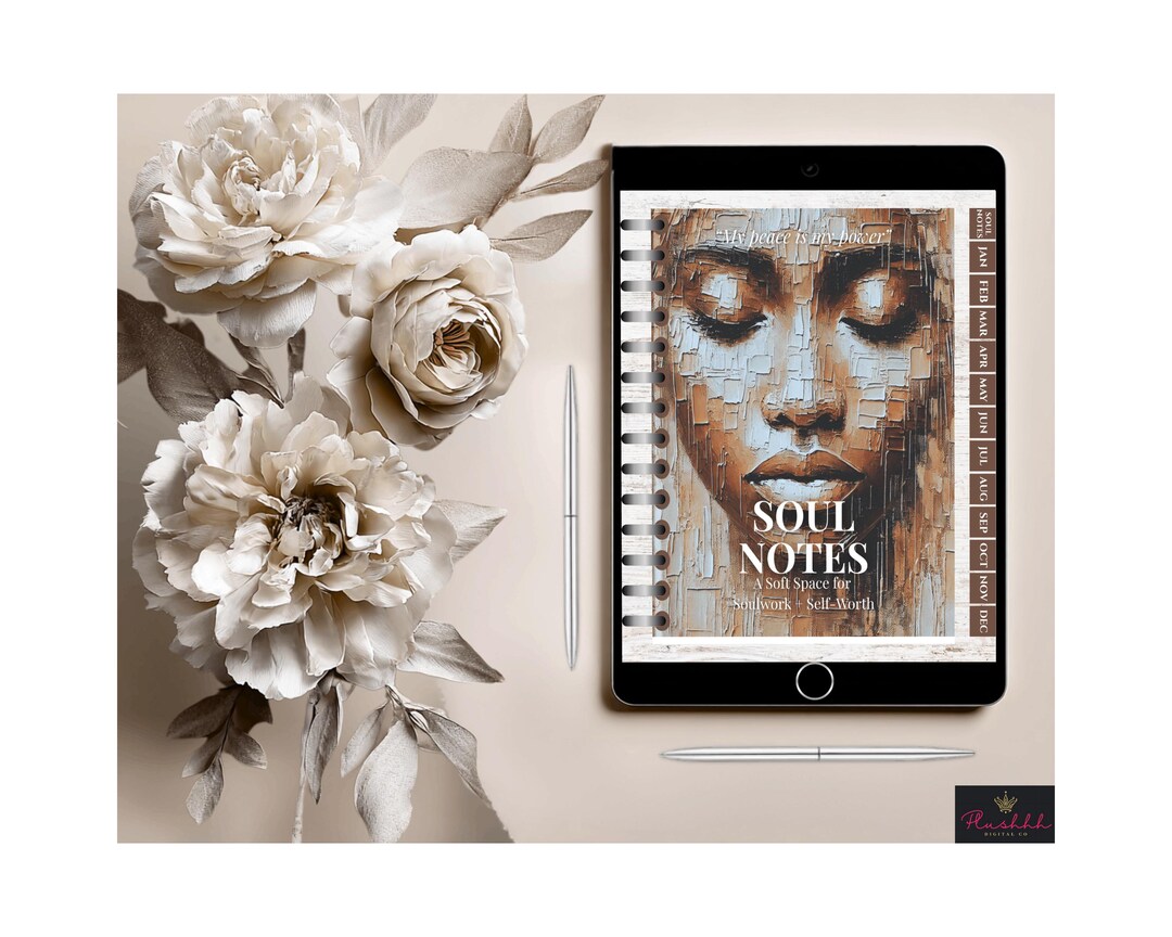Soul Notes Soul Notes Digital Calendar & Journal – Monthly Prompts, Mood Tracker ...