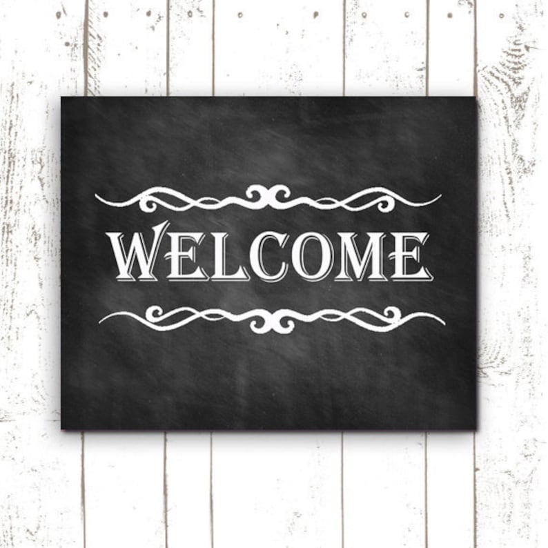 printable-welcome-sign-chalkboard-sign-housewarming-gift-etsy