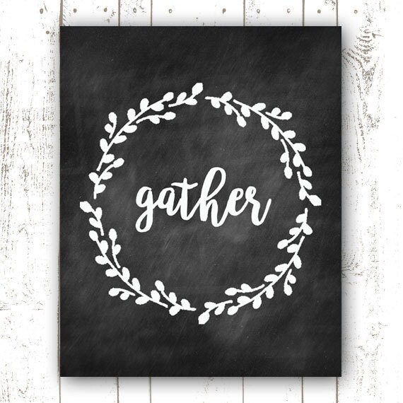 gather-printable-instant-download-rustic-home-decor-etsy