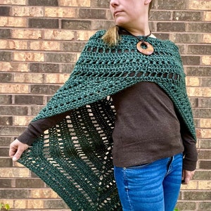 Crochet Shawl Pattern: Everest Shawl