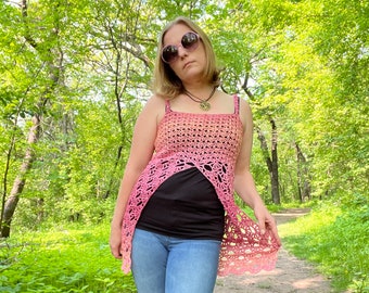 Crochet Tank Top Pattern: Tributary Top