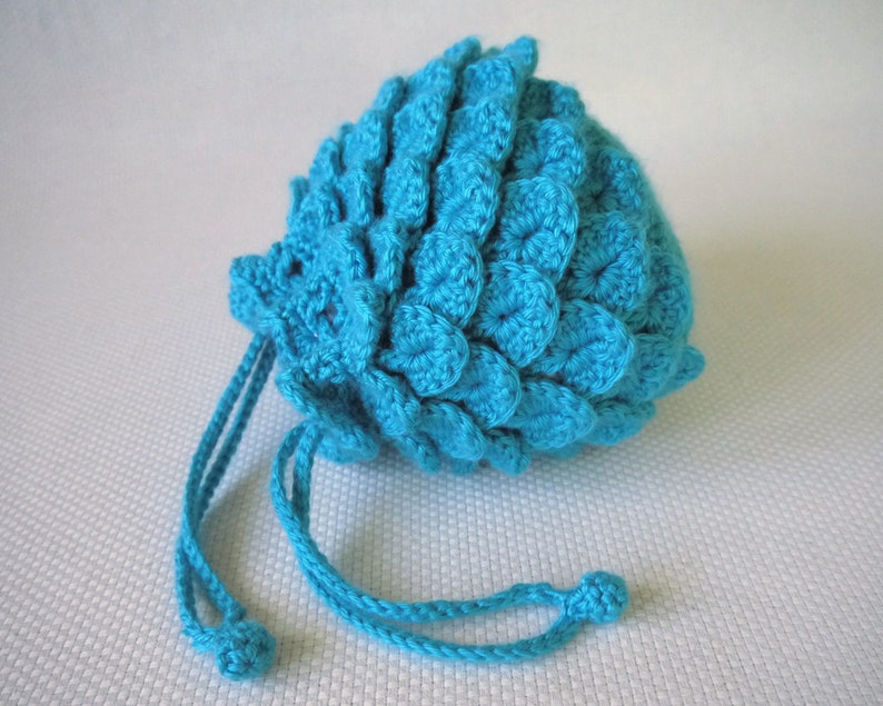 Crochet Purse Pattern: Wisteria Wristlet image 4