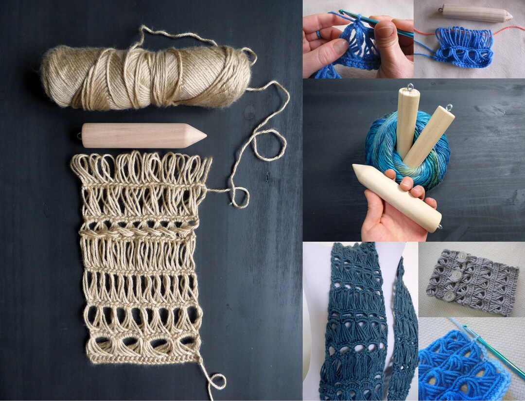 Crochet Ebook: Complete Broomstick Lace Bundle - 3 Broomstick Lace ...