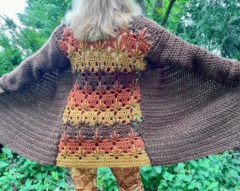 Patroon gehaakt vest: Serenoa-vest