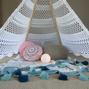 Crochet Pattern: Lace Tent imagem 5