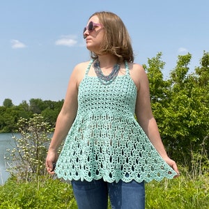 Crochet Tank Top Pattern: Tributary Top image 3