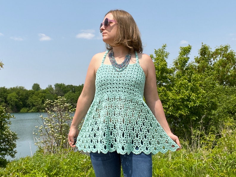 Crochet Tank Top Pattern: Tributary Top image 3