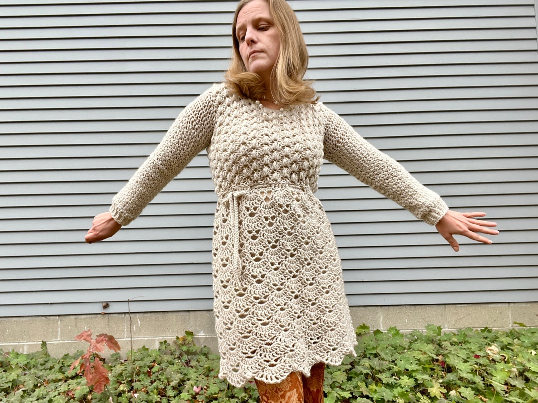 crochet winter dress pattern Ravelry: Cable Winter Crochet Dress pattern by Melissa Rose
