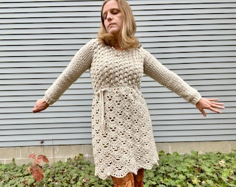 white christmas dresses Say Woof To The Dress (Crochet) – Lion Brand Yarn main image 0