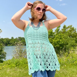 Crochet Tank Top Pattern: Tributary Top image 9