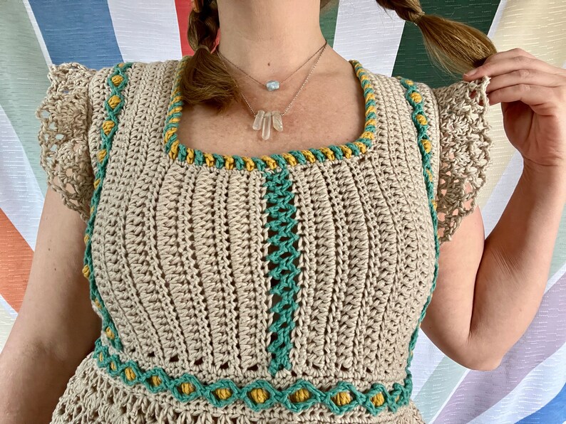 Crochet Top Pattern: Electro Top image 9