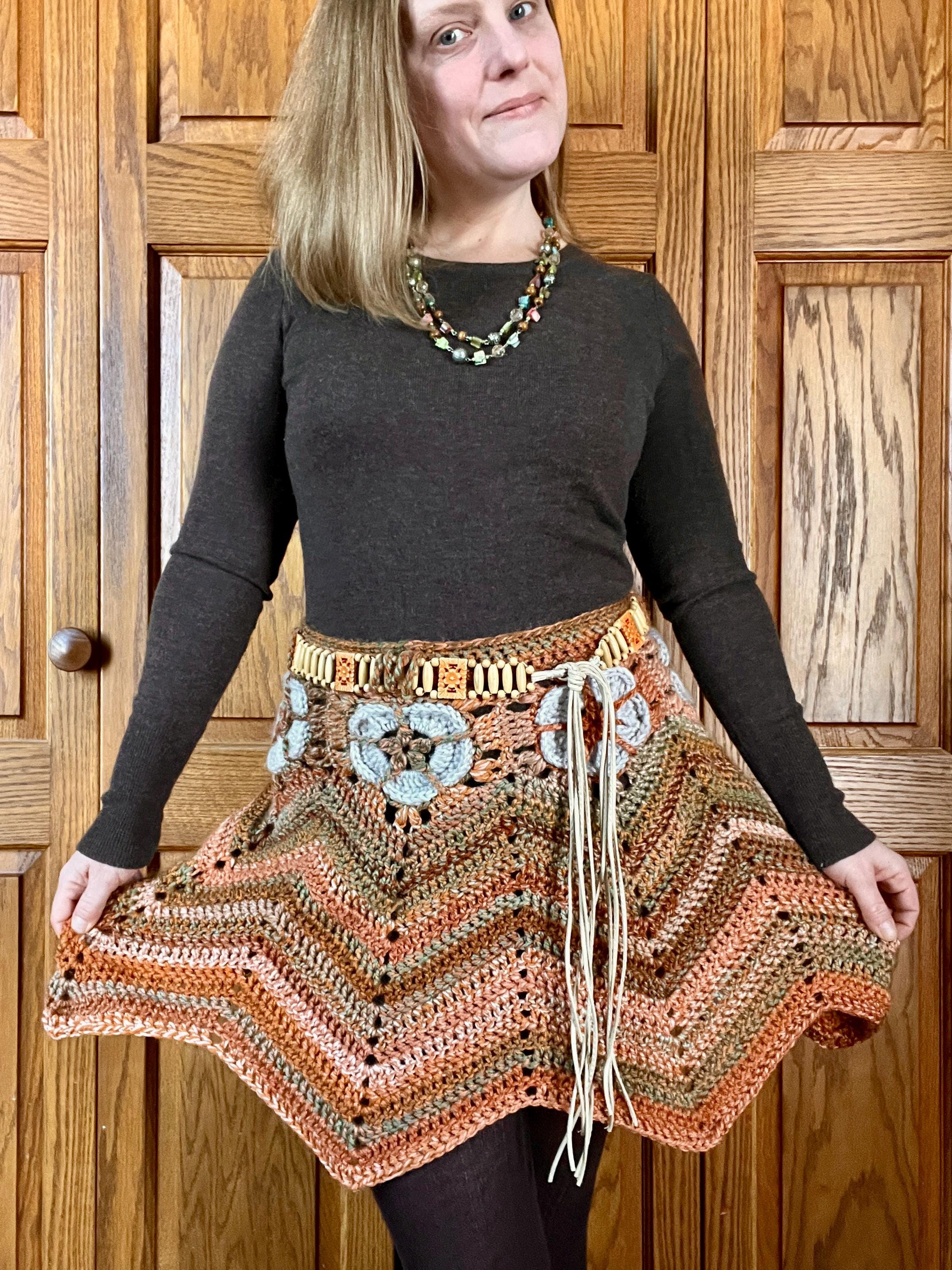 Crochet Skirt Pattern: Ramblin' Rose Skirt - Etsy