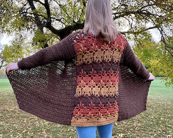 Häkelanleitung Strickjacke: Serenoa Cardigan