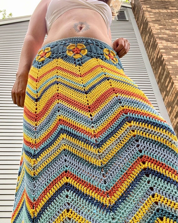 【SPERONE】Crochet Skirt Sandy Crochet Skirt – Retrofete