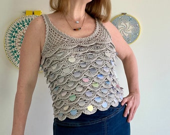 Crochet Tank Top Pattern: Naia Top