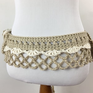 Modèle de ceinture au crochet: Pack de hanches au point perlé image 4