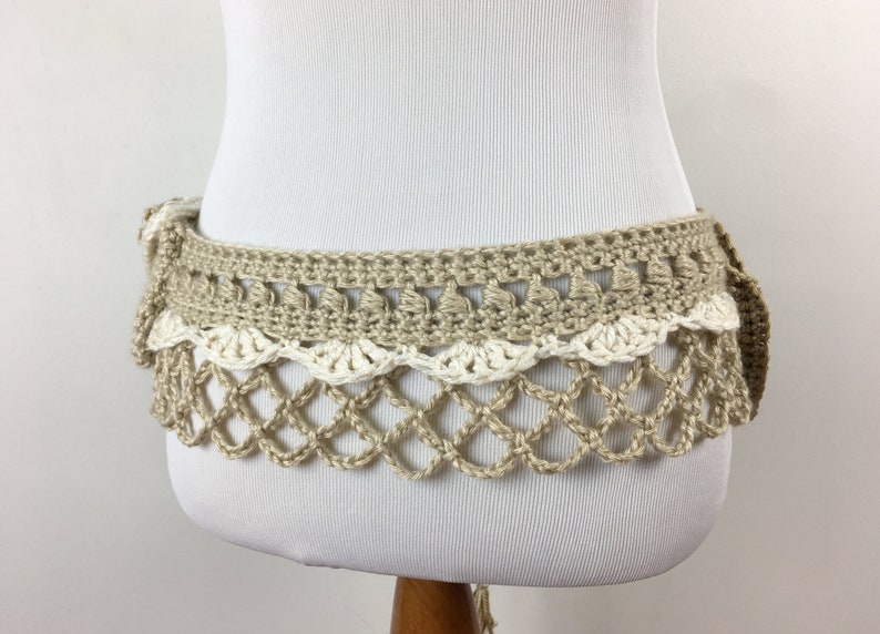 Modèle de ceinture au crochet: Pack de hanches au point perlé image 4