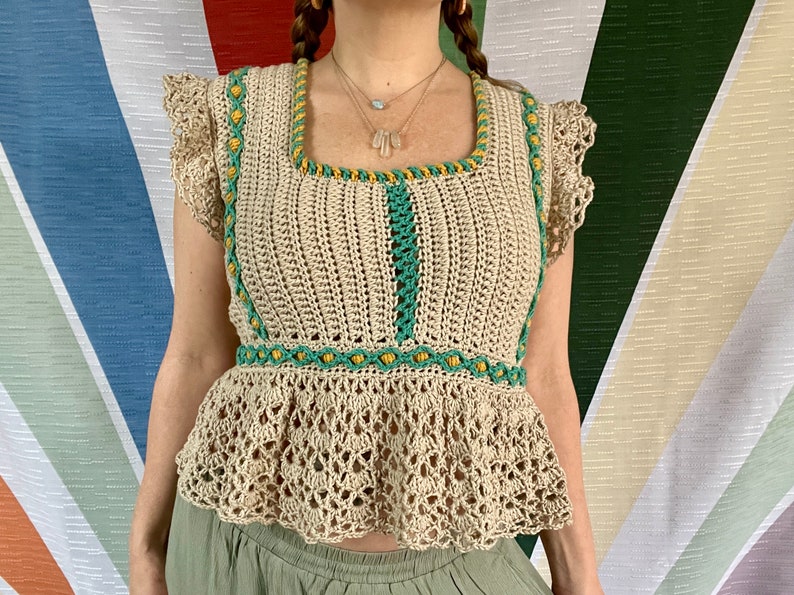 Crochet Top Pattern: Electro Top image 8