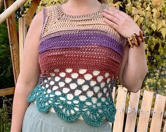 Crochet Sweater Pattern: Cosmic Connection Sweater