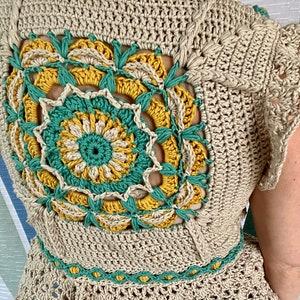 Crochet Top Pattern: Electro Top image 5