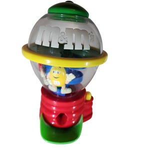 Vintage 1990s M and M candy dispenser | Rare Spinning M and M Candy Machine Dispenser