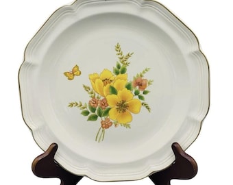 Vintage Sangostone stoneware Butterfly II Dinner Plate