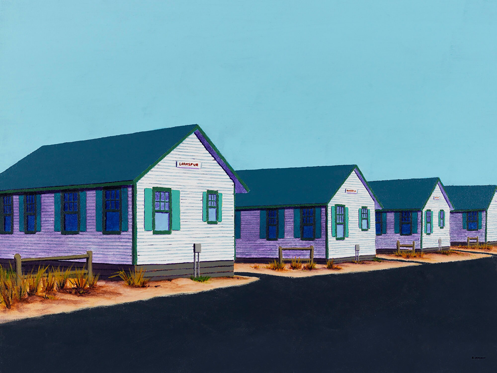 Days Cottages Truro Cape Cod Massachusetts Cabins Matted Print Etsy