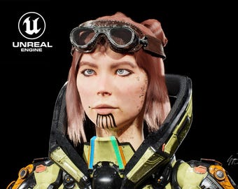 Custom 3D complex gameready character and assets creation service - 1 hour.