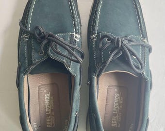 Reel Legends Blue Authentic Footwear Memory Tech Comfort Boat Shoes 10M