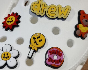 cute smiles shoe charms for clogs/phone cases