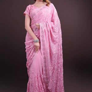 Shinning Soft Georgette Saree