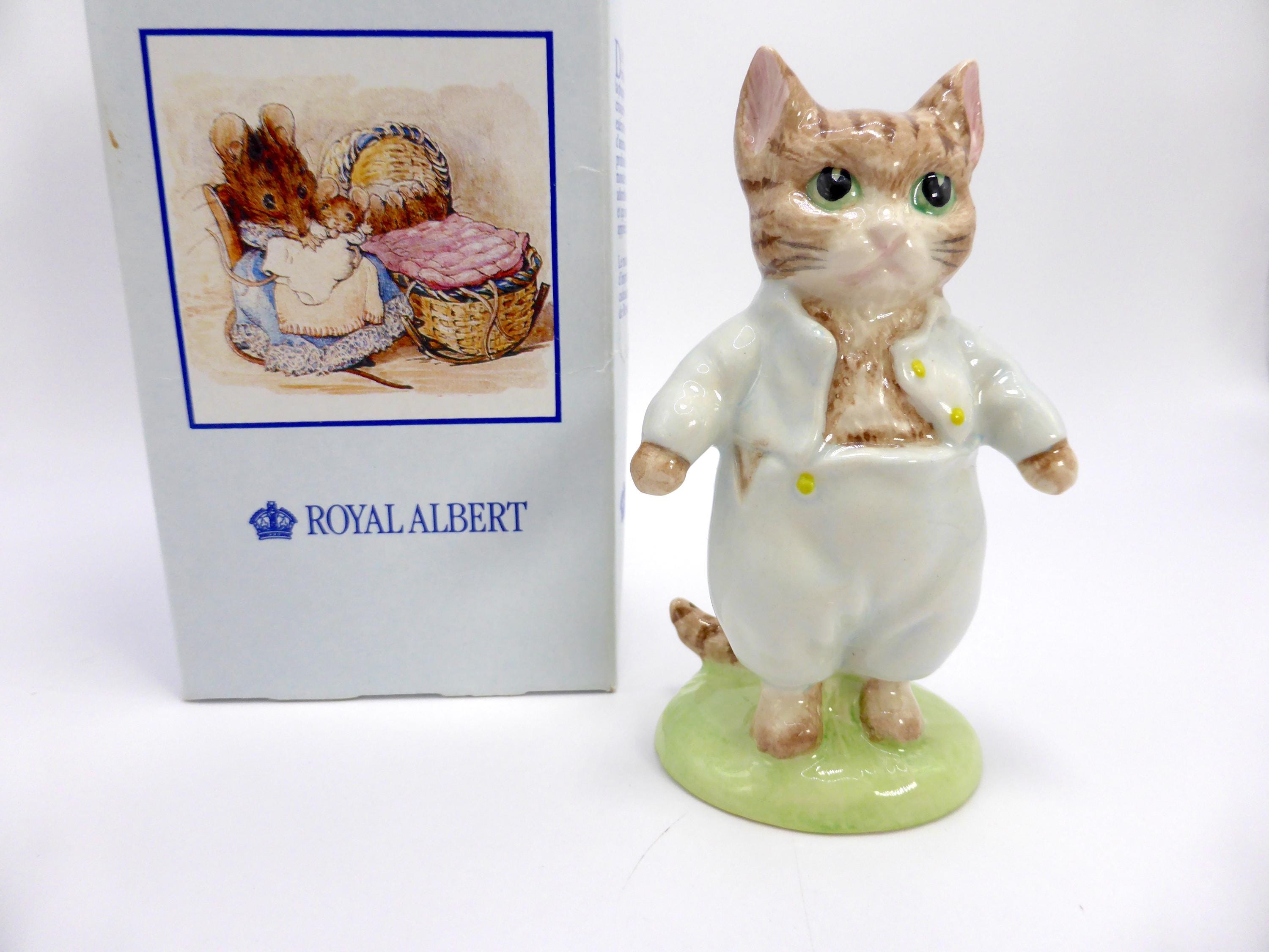  ロイヤルアルバート　Tom Kitten Tom Kitten – Royal Albert – Beatrix Potter Figurine – Seaway