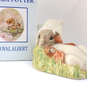 Royal Albert BENJAMIN WAKES UP Beatrix Potter Figure  Bp-6a  Delightful model in excellent condition - Boxed