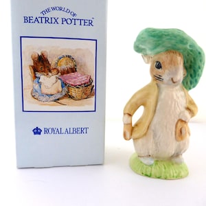 Royal Albert BENJAMIN BUNNY BP-6a Beatrix Potter Model - Excellent Condition - Original Box