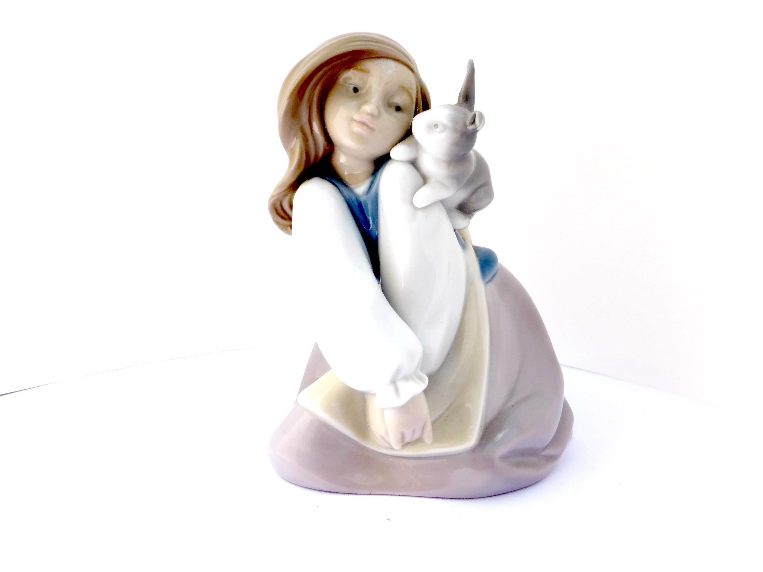西洋人形NAO LLADRO スペイン ナオ製 ウサギを抱く女性 Nao bunny - Etsy 日本