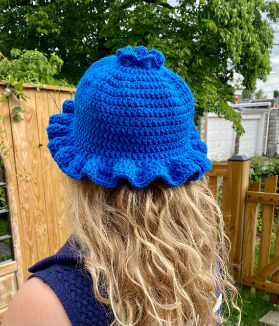 Blueberry Bucket Hat Crochet Pattern, Strawberry Bucket Hat  display picture 1