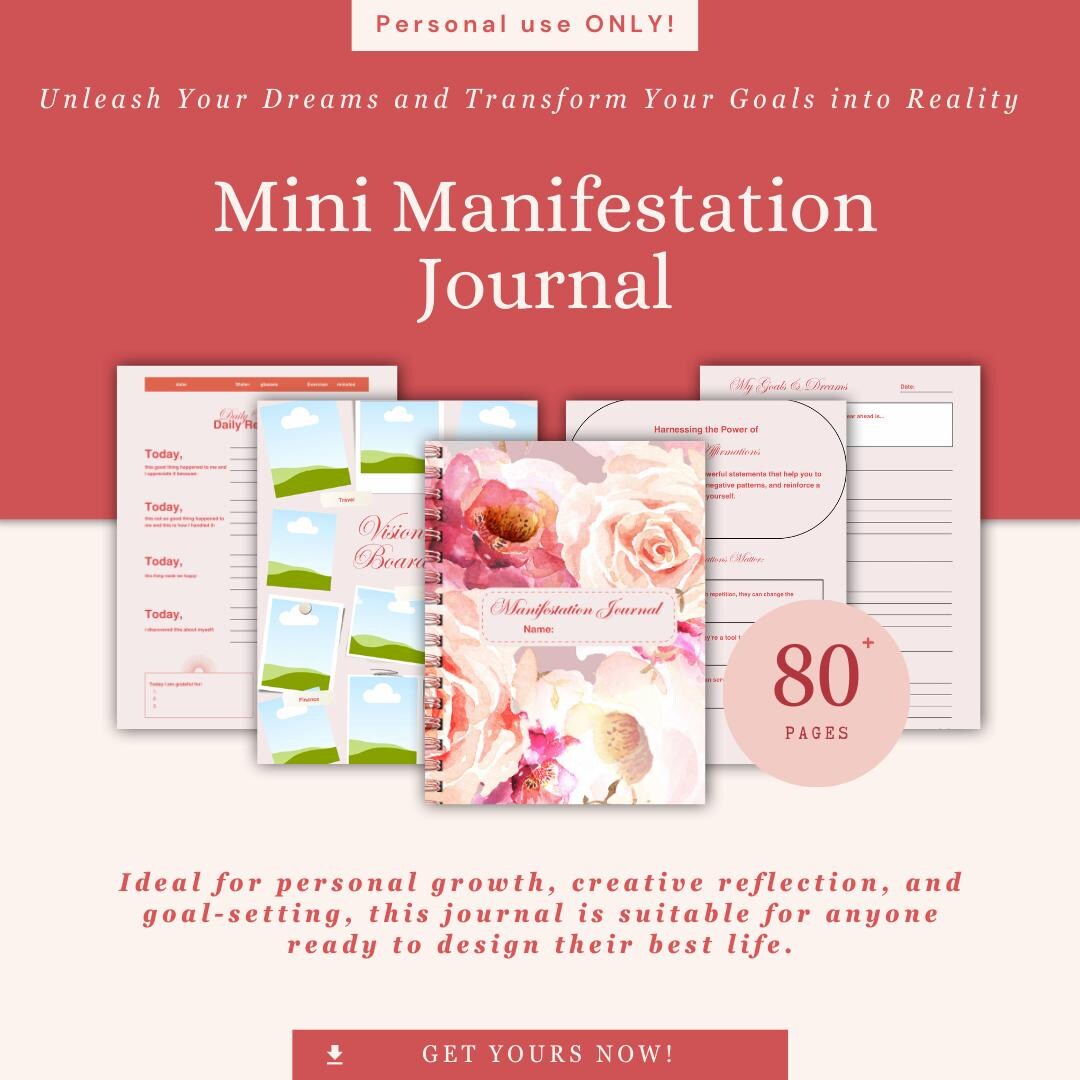 Vision Board Journal - Goal-setting Planner With Inspirational Quotes ...