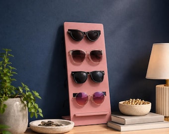 Sunglasses stand, Wood Glasses holder, Eyeglasses stand, Sunglass display, Sunglass organizer, Sunglasses rack, Glasses holder for desk