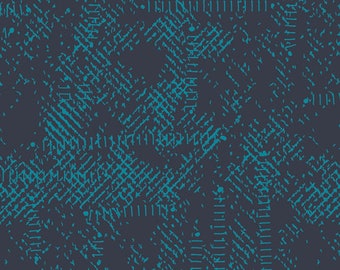 Expressions Midnight, Fabric, Navy, Blue, Teal, Blender, Pat Bravo, Modern, Art Gallery, Quilting Cotton, Choose Your Cut