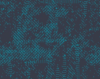 Expressions Midnight, Fabric, Navy, Blue, Teal, Blender, Pat Bravo, Modern, Art Gallery, Quilting Cotton, Choose Your Cut