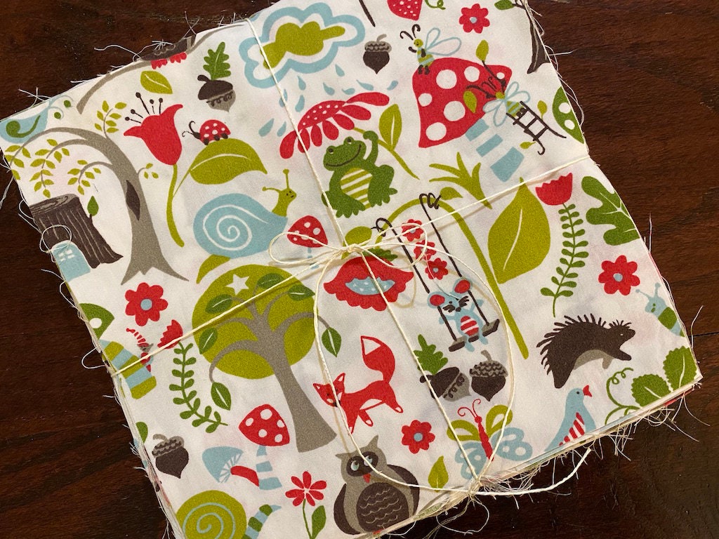 Baby Boy Girl Rag Quilt Kit Woodland Quilt Kit Easy Quilt Etsy