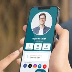 ¡Tarjeta de presentación digital con hosting y código QR!