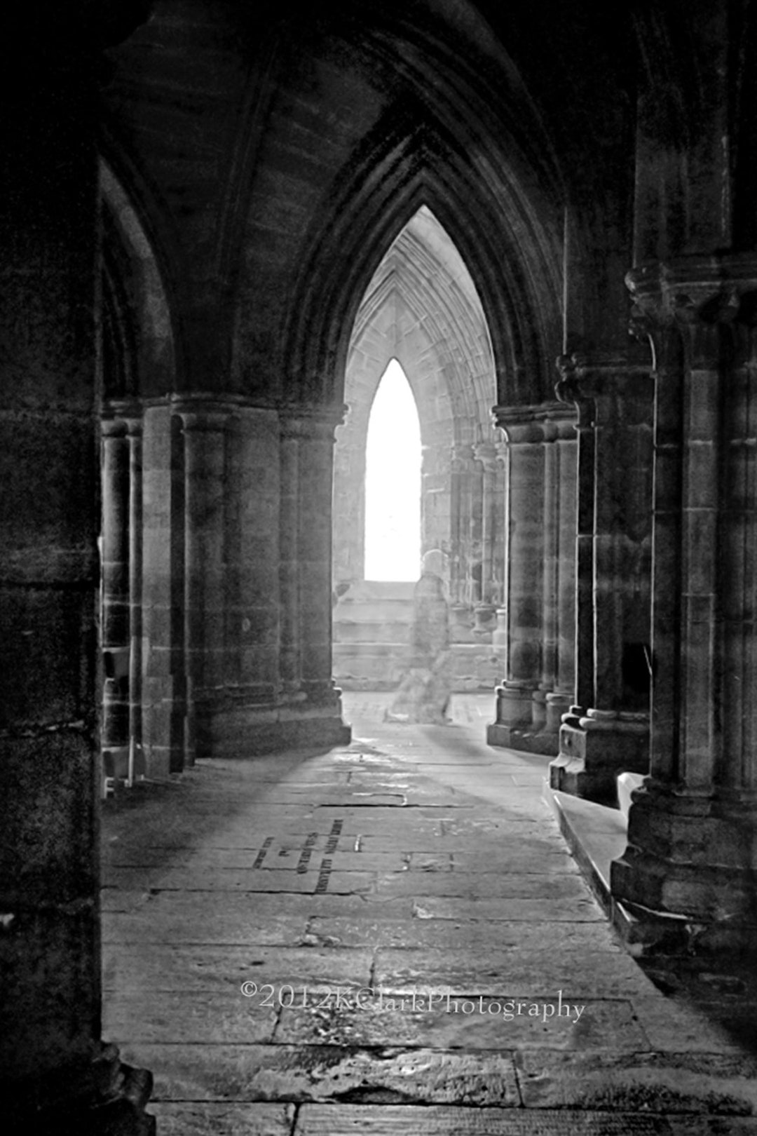 Photography Black and White Glasgow Cathedral Ghostly Image Etsy