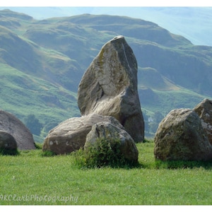 Castlerigg Stone Circle Landscape Photography England Outlander Romantic Print standing stones ceremonial celtic druid worship pagan